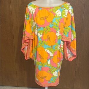 Trina Turk Colourful Floral swim tunic dress